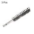3pcs Stainless Steel Bore Brush, 17mm Dia Cleaning Wire Brush with Handle for Tubes