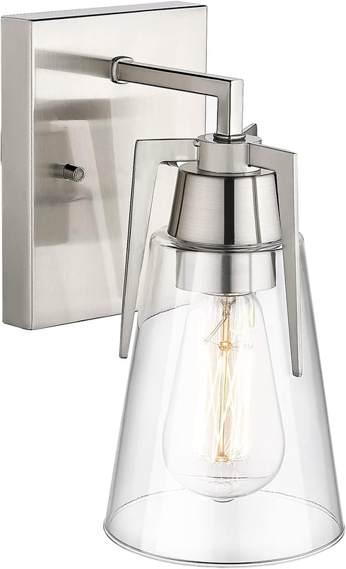 1-Light EAPUDUN Wall Sconces Bathroom Light Fixtures, Modern Farmhouse Bathroom Vanity Light Fixtures, Indoor Wall Lamp