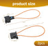 Polcatay 2 PCS Car Fiber Optic Test Loop, Female and Male Adapter, Automatic Diagnostic Cable Tool, Uncversal for Cars