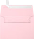 LUXPaper A4 Invitation Envelopes, Peel & Press, 4 1/4" x 6 1/4", Candy Pink, 80lb. Text, 50 Qty