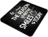 Inspirational Quote Rustic Black Wood Mouse Pad, Positive Motivational Quotes "Be The Reason Someone Smiles Today"
