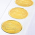 PaperDirect Gold You're Invited Round Embossed Foil Seals, 48 Count