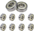 6000Z Double Shielded Ball Bearings – Small Bearings 26mm x 10mm x 8mm, 10pcs