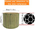 Generic 11.8 9Inch Rustic Bamboo lampshade, Decorative Unique Geometric Green Figure, ideal for floor and table lamps