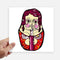 DIYthinker Russia Russian Nesting Dolls Female Sticker Tags Wall Picture Laptop Decal