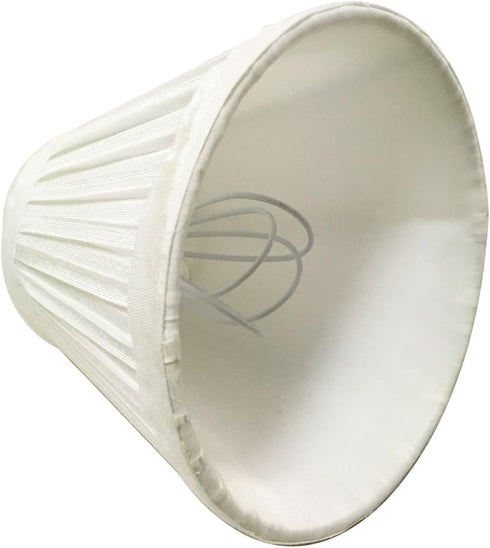 CSO-1030-5WH 3 5 4.25, Royal Designs, Inc. Box Pleat Empire Chandelier Shade, x x White