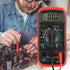 Xl830l Handheld Digital Multimeter with LCD Display and Backlight Overload (XL830L Red)