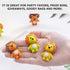 Totority 20pcs Little Lion Mini Erasers, Cute Animal Erasers for Kids, Portable Pencil Erasers