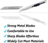 9mm Snap Off Utility Knife 3 Pack, High Hardness Retractable Box Cutters with 30 Pcs Blades