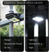 800lm 1 Pack Clip on Solar Lights Outdoor Waterproof, Motion Sensor Lights, LED Camping Tent Lantern,Wall Lights