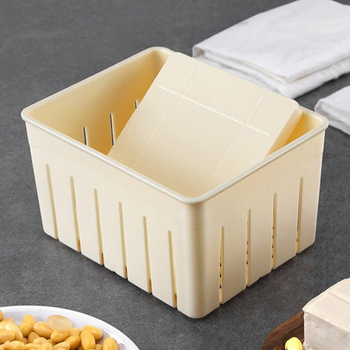 Set Veemoon Tofu Press Mold for Homemade Bean Curd Making Kitchen Tofu Presser with Cheese Cloth for Home Cooking