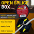 Rack-A-Tiers Open Splice Junction Box (Single), One-Piece Junction Box Splice Box. Repair Open Splices, 5 Second Installation Splice Box, Electrical Junction Box, Wire Junction Box (JB400)
