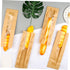 100pcs Packaging SMASOLO French Bread Bags with Window Oil-resistant Homemade Bread for Bakeries Cafes and Food Storage