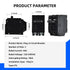 40 Amp Breaker, CNAODUN 2 Pole Circuit Breaker 120/240VAC 10KA Plug-in Mount