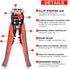 HKS Crimping Tool for Heat Shrink Connectors with 280PCS Marine Grade Heat Shrink Connectors