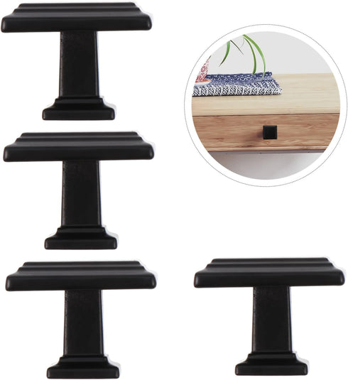 4Pcs Outanaya Sturdy Door Handles for Cabinets Bedside Tables Durable Solid Pulls with Smooth Finish for Home Furniture