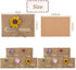 Flower Card Envelopes, Cute Mini Seed Holders with Heart Shaped Clasp, 10PCS 4 x 2.75 inch