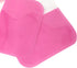 (100, 6.30 inch 9.45 inch) Clear Window Half Pink Plastic Resealable Bags with Butterfly Hang Hole for Jewelry