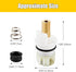 RP25513 faucet stem assembly, Replacement Kit for Delta two handle faucet repair kit, Includes RP4993 Seats and Springs, 2 Pack