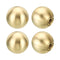 PATIKIL 25mm/1" Ball Lamp Finials Caps Knob, 4 Set Solid Brass Lamp Shade