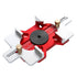 Wood Router Slotting Locator with 050mm Adjustable Width, Aluminum Alloy Grooving Guide