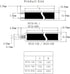 LOXGO Flexible Piezoelectric Film Sensor Sensitive Polymer Piezoelectric PVDF Pressure Transducer Force Sensing