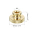uxcell Knurled Thumb Nuts, 3Pcs M6 x D20mm x H12mm Brass High Head Round Knobs Fasteners for 3D Printer Parts