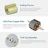 Greartisan DC 24V 800RPM Gear Motor, High Torque Electric Micro Speed Reduction Geared Motor, Eccentric Output Shaft