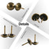 300-Pcs 7/16'' Antique Upholstery Decorative Tacks - Furniture Sofa Thumb Tacks Nails Pins Assortment Kit