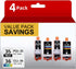 PGI-35 CLI-36 Ink Cartridges Replacement for Canon 35 36, 4-Pack for PIXMA IP110 TR150 IP100 MINI260 MINI320