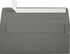 LUXPaper Business Envelopes #10 | Peel & Press | 4 1/8" x 9 1/2" | Smoke Gray | 50 Qty, 80lb. Text