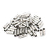 Baomain 75pcs Copper Metal Uninsulated Wire Ferrule Cable Crimp Terminals, 10-12 AWG, 14-16 AWG, 18-22 AWG