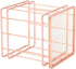 Iron Storage Basket for Makeup Organizer - Small Things Desktop Decor Iron Box Rose Gold