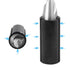 Unlorspy 2PCS 12.7mm (1/2") 8mm (5/16") Router Conversion Chuck Adapter to Black Carbon Steel Router Collet Converter
