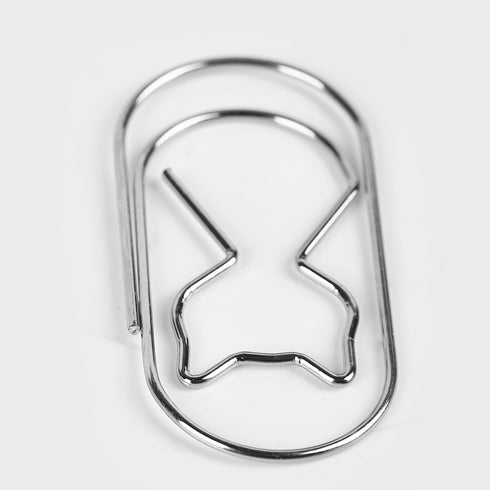Large Silver Paper Clips, 50 Pcs Jumbo 2 Inch Cute Decorative Fat Cat Paperclips, 50mm Wide Non Skid Steel Wire