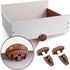 10PCS Drawer Slide Track Guide Glide for Kenlin, Rite Trak 2, Center Mount Drawer for Dressers, Hutches, Nightstand