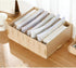 YARNOW Wood File Organizer with 7 Adjustable Dividers, Document Letter Mail Tray for Office Storage