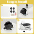 Wopgrty 2 4 Pcs Under Desk Printer Stand with Caster Wheels, White Movable Printer, White Rolling Plant Rack Tray