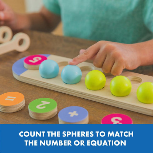 Count Set Counting Sets 3+ Educational Insights & Match Wooden Toys for Kids, Preschool Math Manipulatives & Fine Motor