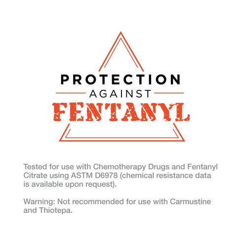 Cranberry Transcend Matte Blue Nitrile Exam Gloves, Pack of 300, Medium, Fentanyl Resistant, Chemo Drug Tested