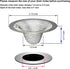 Seatery 1.0" 2PCS Small Drain Strainer, Sink Drain Hair Catcher, Bathroom Sink Drain Strainer, Drain Mesh Baskets