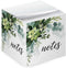 Lush Greenery Sticky Note Cube, 600 Sheets, 2.75" Memo Block, Trendy Botanical Design, Made in The USA