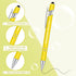 Office Pens Funny Inspirational Quotes Ballpoint Pen Metal Motivational Macaron Touch Stylus Pens (10 Pieces)