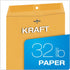 Quality Park 9 x 12 Clasp Envelopes, Extra Heavy-Duty 32 lb Kraft Paper, Clasp and Gummed Closures, 100 per Box
