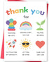 MOROLURU Teacher Thank You Card, Appreciation Greeting Card for Teacher, Thank You for