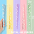 100 Pack Cotton Candy Cones Rainbow Stars - Candy Park Multicolor Paper Cones, For Cotton Candy Machines & Candy Floss