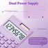 Basic Calculator, Cute Pocket Size Mini Desktop Calculators for School, Office, Home (Purple)