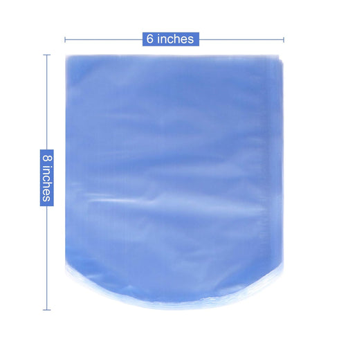 Shrink Wrap Bags, 6X8 Inches Round End PVC Heat Shrink Wrap for Handmade Soap, 100 Pcs for DIY Crafts