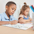 Dry Erase Long Multiplication Practice White Board 8" x 12", Double Sided 2-digits Multiplication Board for Kids