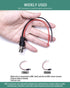 BNC Test Leads - BNC (F) to 20 AWG Leads, Test Lead Breakout Cable for Multimeter, 5A Current Rating, 1 Pack